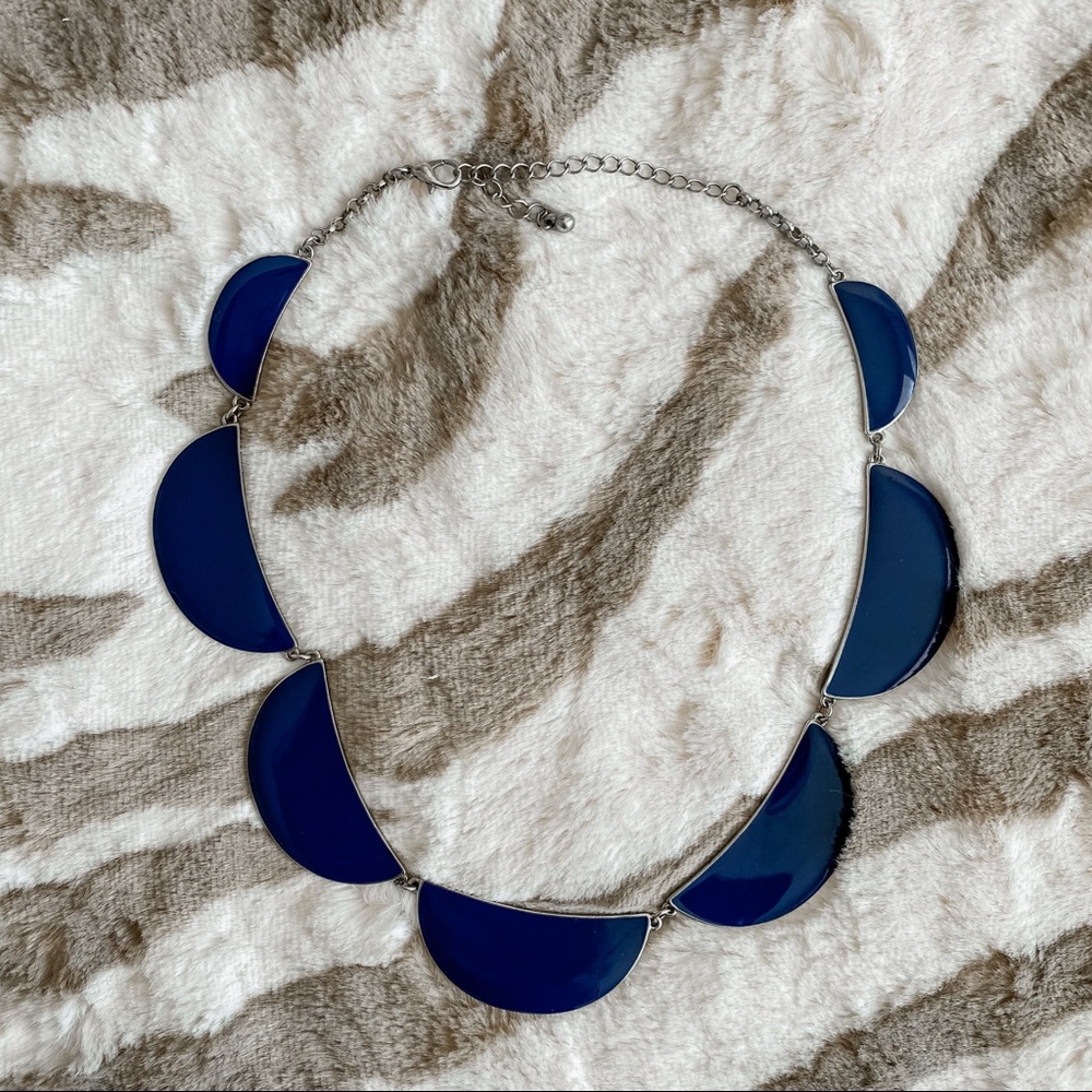 Navy Blue Necklace